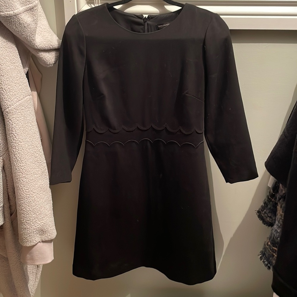 BR black dress size 4 ¾ sleeve